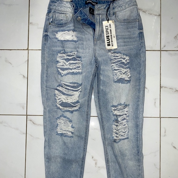 Blue Spice Next Boyfriend Skinny Jeans 23198 - Picture 2 of 3